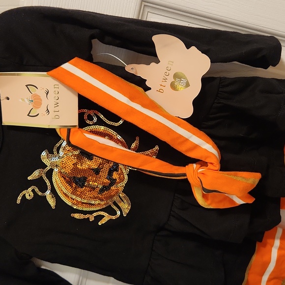 Toddler girl 18 month Halloween outfit with headband - Picture 3 of 4